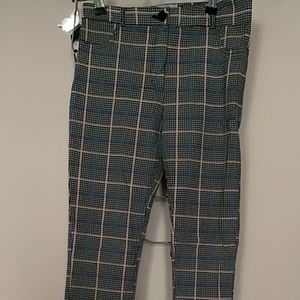 plaid jeans